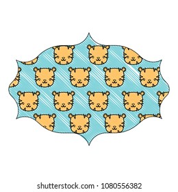 cute tigers design