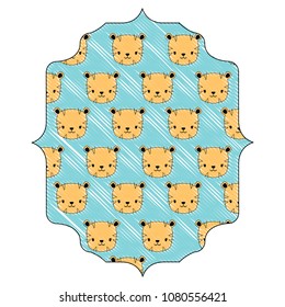 cute tigers design