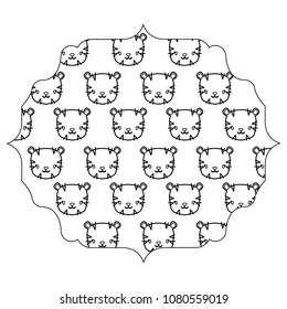 cute tigers design
