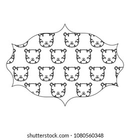 cute tigers design
