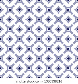 cute tile pattern, vintage modern seamless background, beautiful ceramic wallpaper decor vector illustration