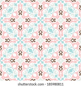 cute tiled seamless abstract vector