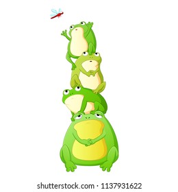 cute toads cartoon