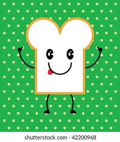 cute toast card