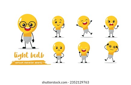 cute toilet bowl cartoon with many expressions. potty different activity pose vector illustration flat design set.