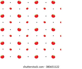 cute tomatoes pattern