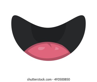 cute tongue smile vector symbol icon design. Beautiful illustration isolated on white background
