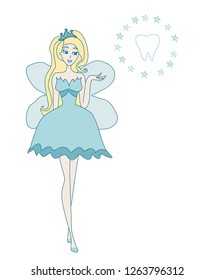 Cute tooth fairy