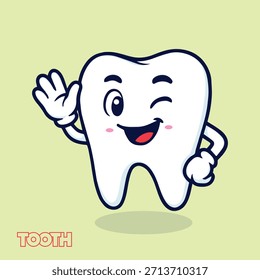 Dente bonito Onda de uma mão + Pista