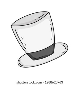 cute top hat icon