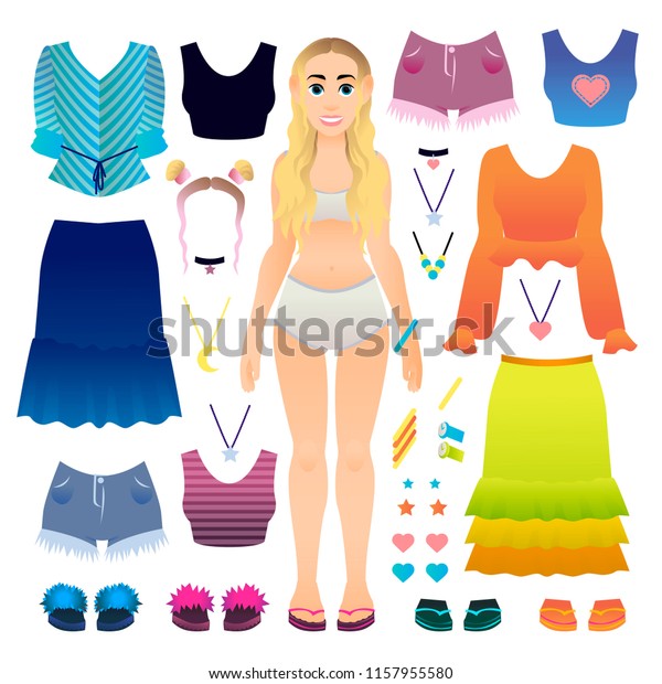 paper doll set