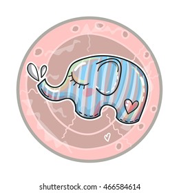 cute toy in elephant form