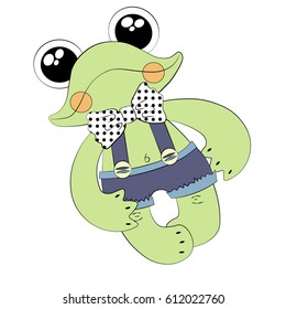 Cute toy frog
