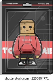 Cute Toy Illustration Mascot Design 