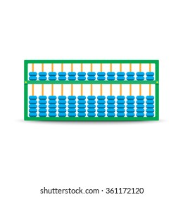 Cute Traditional abacus. isolated on white background. Vector illustration