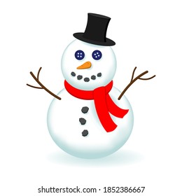 53 Traditional coal eyes snowman Images, Stock Photos & Vectors ...