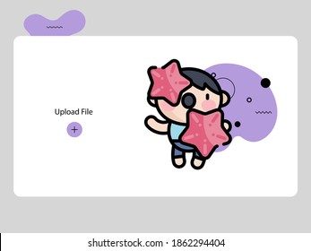 Cute travel themed children's avatars
