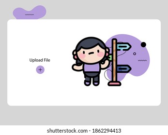 Cute travel themed children's avatars