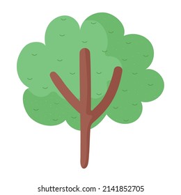 cute tree design over white