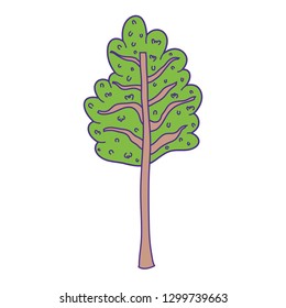 cute tree plant icon
