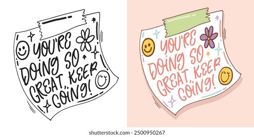 Cute trendy  hand drawn doodle lettering quote. Lettering for t-shirt design, mug print, bag print, clothes fashion. 100% hand drawn vector image.