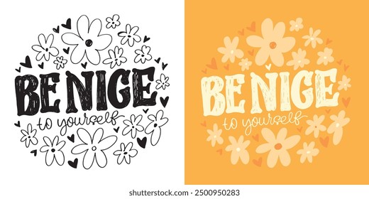 Cute trendy  hand drawn doodle lettering quote. Lettering for t-shirt design, mug print, bag print, clothes fashion. 100% hand drawn vector image.