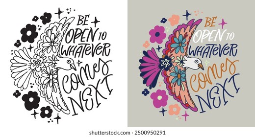 Cute trendy  hand drawn doodle lettering quote. Lettering for t-shirt design, mug print, bag print, clothes fashion. 100% hand drawn vector image.