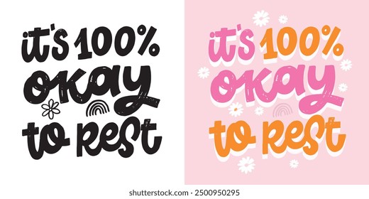 Cute trendy  hand drawn doodle lettering quote. Lettering for t-shirt design, mug print, bag print, clothes fashion. 100% hand drawn vector image.