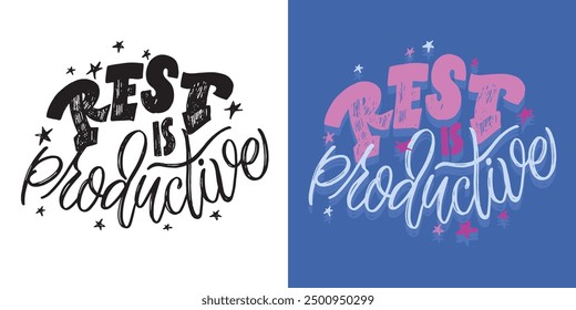 Cute trendy  hand drawn doodle lettering quote. Lettering for t-shirt design, mug print, bag print, clothes fashion. 100% hand drawn vector image.