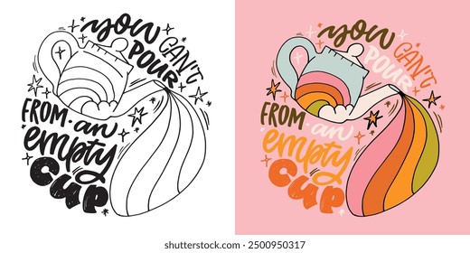 Cute trendy  hand drawn doodle lettering quote. Lettering for t-shirt design, mug print, bag print, clothes fashion. 100% hand drawn vector image.