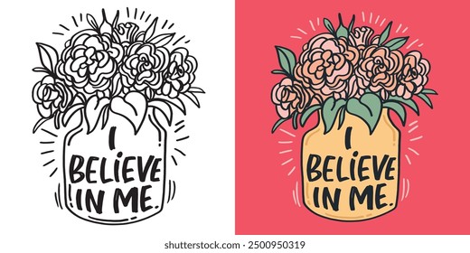 Cute trendy  hand drawn doodle lettering quote. Lettering for t-shirt design, mug print, bag print, clothes fashion. 100% hand drawn vector image.