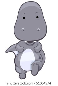 Cute TRex - Vector