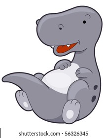 Cute TRex - Vector