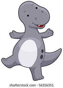 Cute TRex - Vector