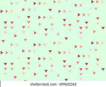 Cute triangle pattern vector