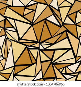 Cute triangular shapes geometric seamless background. Minimal triangles polygonal tile. Urban triangle shapes minimal pattern for business cover layout.