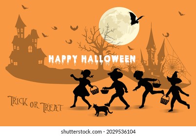 Cute Trick or Treat KIDS Halloween