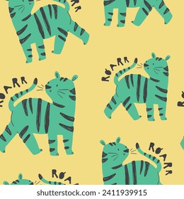 Cute tropische Tiere Elefanten Giraffe Löwe Tigerschildkröte Toucan Regenbogenwal Sternbild Grafik Design für Kinder Markt als Vektorgrafik