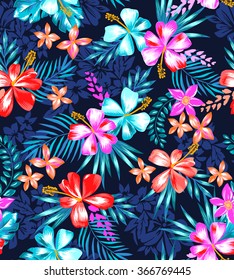 cute tropical design ~ seamless background