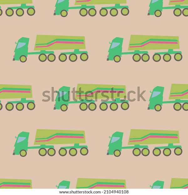 Cute truck Cute Cars and Air  plan Vector\
ilustration seamless patern with.Great for textile,fabric,wrapping\
paper,and any print.