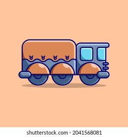 Cute truck cartoon design modern