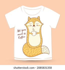 Cute t-shirt design for kids