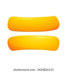 Cute Tteokbokki noodle cartoon. Korean street food. simple vector logo sausage. Tteokbokki is korean food.