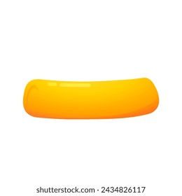 Cute Tteokbokki noodle cartoon. Korean street food. simple vector logo sausage. Tteokbokki is korean food.