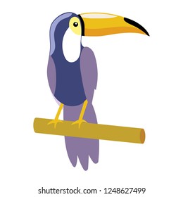 cute tucano cartoon