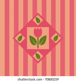 cute tulips background