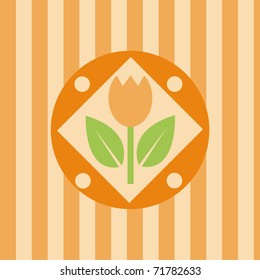 cute tulips background