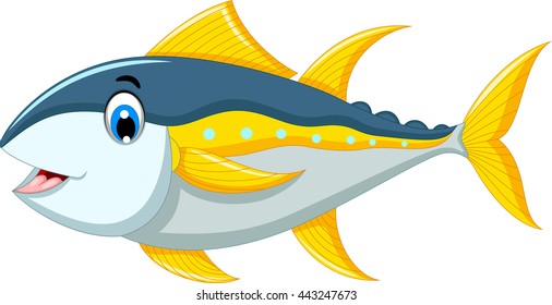 cute tuna fish cartoon