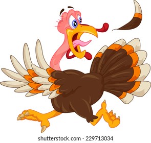 cute turkey cartoon