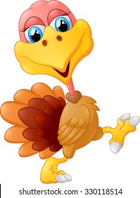 Cute Turkey Cartoon